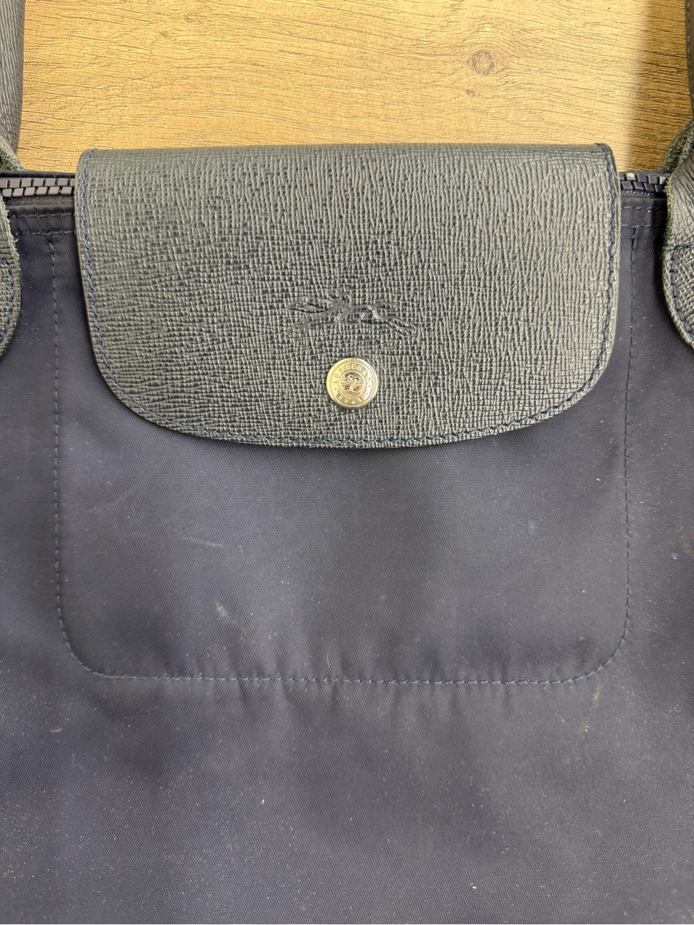 Longchamp Bag Navy Tote large - Picture 3 of 13